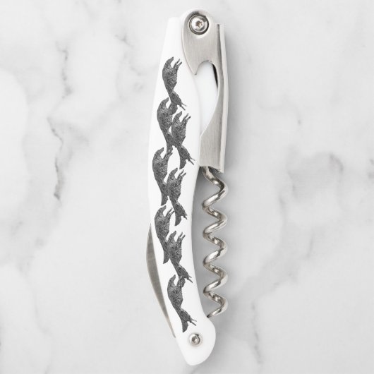 Abstieg Borzoi Corkschraube Kellnermesser (Rückseite)