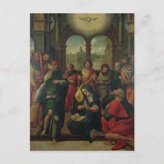 Abstieg des Heiligen Geistes Postkarte (Vorderseite)