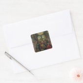 Abstieg des Heiligen Geistes Quadratischer Aufkleber (Umschlag)