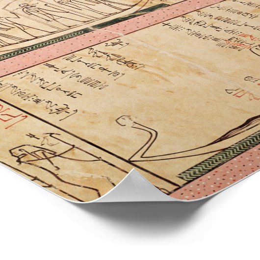 Abstieg des Sarkophags in das Grab Poster (Ecke)