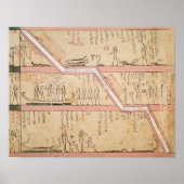 Abstieg des Sarkophags in das Grab Poster (Vorne)