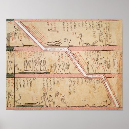 Abstieg des Sarkophags in das Grab Poster (Vorne)