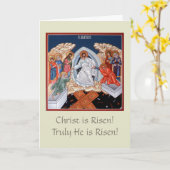 Abstieg in die Hades Pascha Grußkarte Karte (Gelbe Blume)