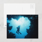 Abstieg in Höhle Postkarte (Vorne/Hinten)