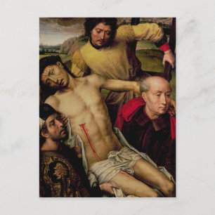 Abstieg vom Kreuz, links Handfläche Postkarte