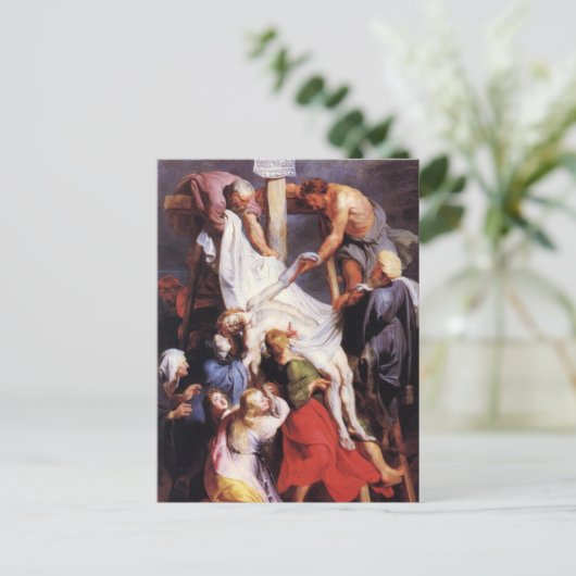 Abstieg von Peter Paul Rubens Postca vom Kreuz Postkarte (Stehend Vorderseite)