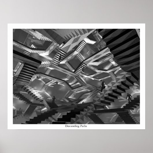 Abstiegspfade Poster (Vorne)