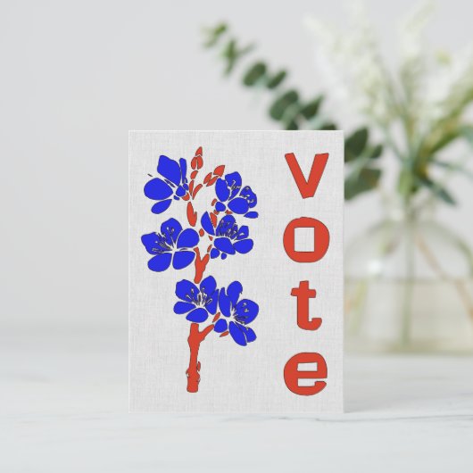 ABSTIMMUNG 2012 POSTKARTE (Stehend Vorderseite)