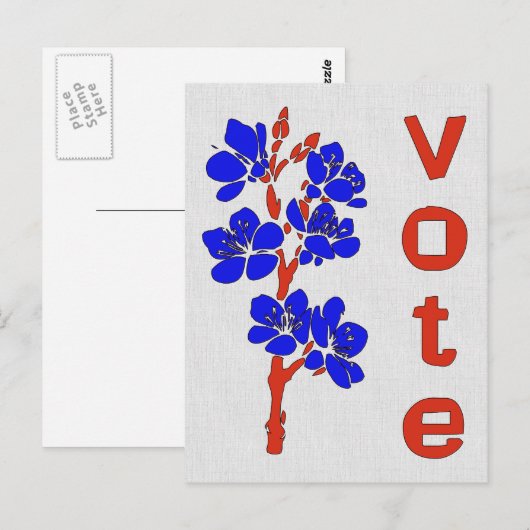 ABSTIMMUNG 2012 POSTKARTE (Vorne/Hinten)