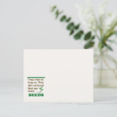 ABSTIMMUNG 2018 SÄDEN - Postkarte (Stehend Vorderseite)
