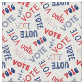 Abstimmung 2020 Typografie Stoff (Nahaufnahme)