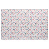 Abstimmung 2020 Typografie Stoff (Fat Quarter (45,7 x 55,9 cm))