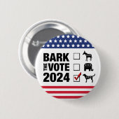 Abstimmung 2024 - Hunde-Kreis wählen Button (Vorne & Hinten)