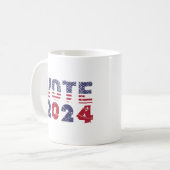 Abstimmung 2024 Unisex Kaffeetasse (Vorderseite Links)