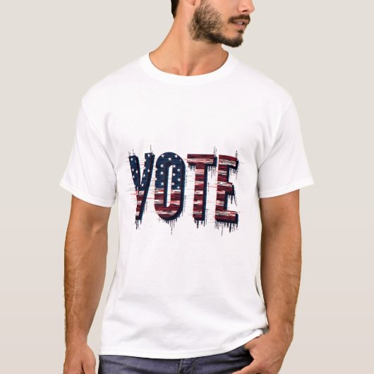 Abstimmung 2024 US-Wahl T-Shirt (Vorderseite)