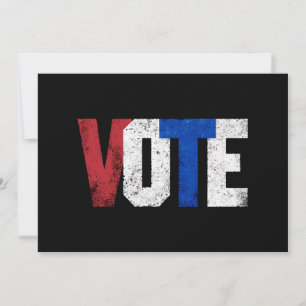 Abstimmung 2024 USA Wahlrecht Vintag Einladung