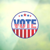 Abstimmung 2024 Wahlen Dezember Fensteraufkleber (Blatt 3)