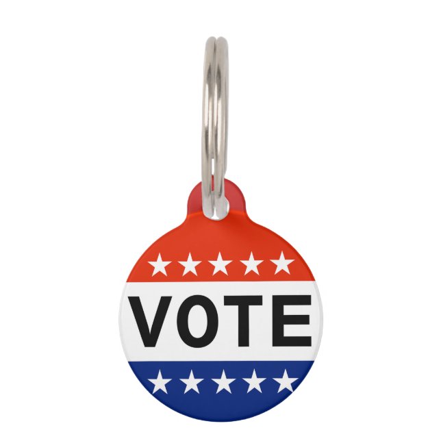 Abstimmung 2026 Zwischenwahlen Haustiermarke (Vorderseite)