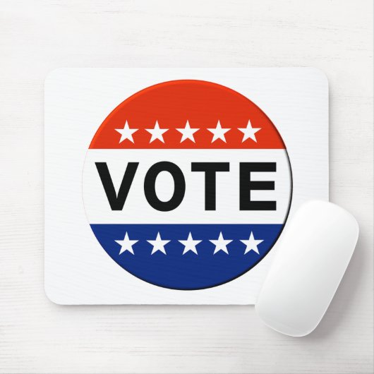 Abstimmung 2026 Zwischenwahlen Mousepad (Mit Mouse)