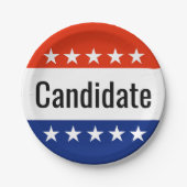 Abstimmung 2026 Zwischenwahlen Pappteller (Vorderseite)