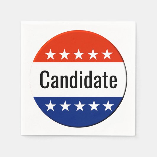 Abstimmung 2026 Zwischenwahlen Serviette (Vorderseite)