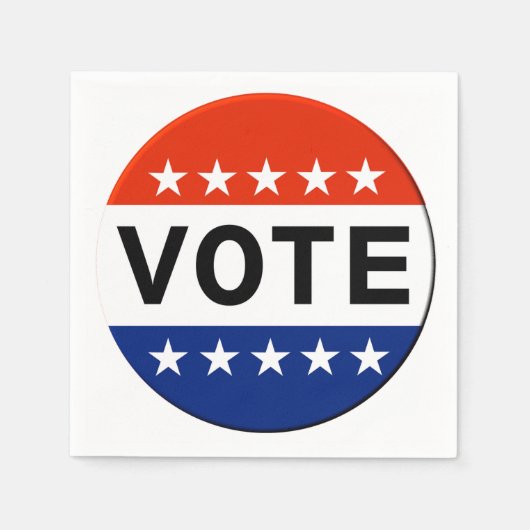 Abstimmung 2026 Zwischenwahlen Serviette (Vorderseite)