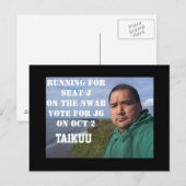 ABSTIMMUNG 4 JG POSTKARTE (Vorne/Hinten)