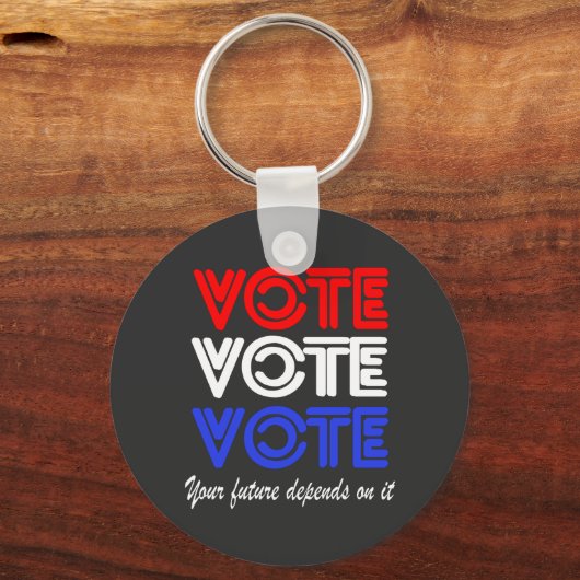 Abstimmung Abstimmung Schlüsselanhänger (Vorderseite)