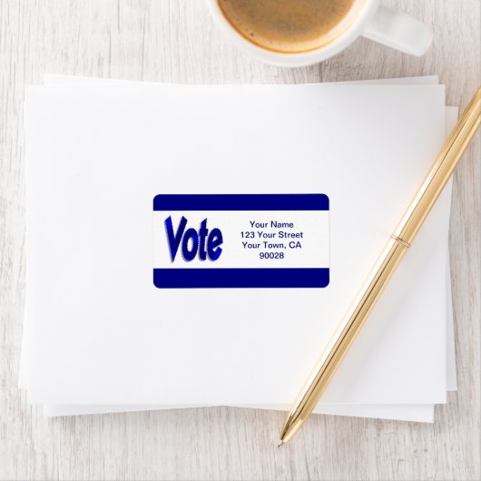 Abstimmung Adressaufkleber (Insitu)