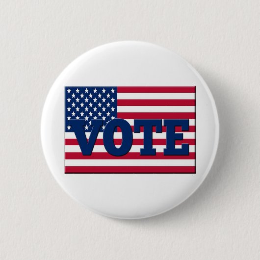 Abstimmung am Wahltag Button (Vorderseite)