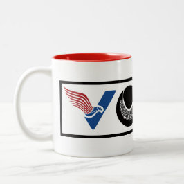 ABSTIMMUNG Amerikaner, RBG, USPS, BLM, Frieden und Zweifarbige Tasse
