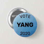 Abstimmung Andrew Yang 2020 Button (Vorne & Hinten)