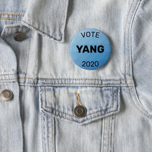 Abstimmung Andrew Yang 2020 Button (Beispiel)