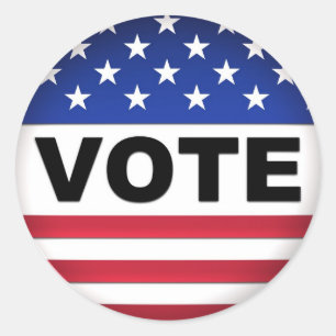 Abstimmung - Aufkleber