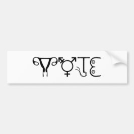 ABSTIMMUNG AUTOAUFKLEBER