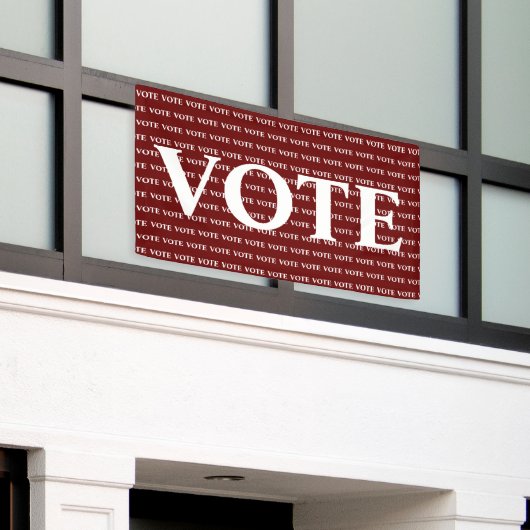 Abstimmung Banner (Äußeres Gebäude)