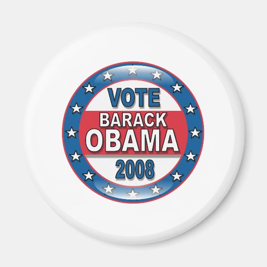 Abstimmung Barack Obama 2008 Magnet (Vorne)