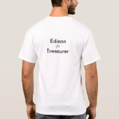 ABSTIMMUNG Benutzerdefinierter Kandidat für benutz T-Shirt (Rückseite)
