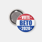 Abstimmung Beto O'rourke für den US-Präsidenten 20 Magnet (Vorderseite/Rückseite)