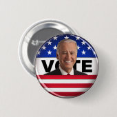 Abstimmung Biden - Knopf Button (Vorne & Hinten)