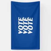 "Abstimmung" blau Banner (Vertikal)