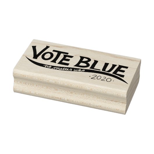 Abstimmung blau, egal wer 2020 gummistempel (Stempel)