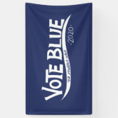 Abstimmung blau, egal wer 2020 Wahl Banner (Vertikal)