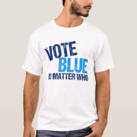 Abstimmung Blau, egal, wer die Demokraten Cool