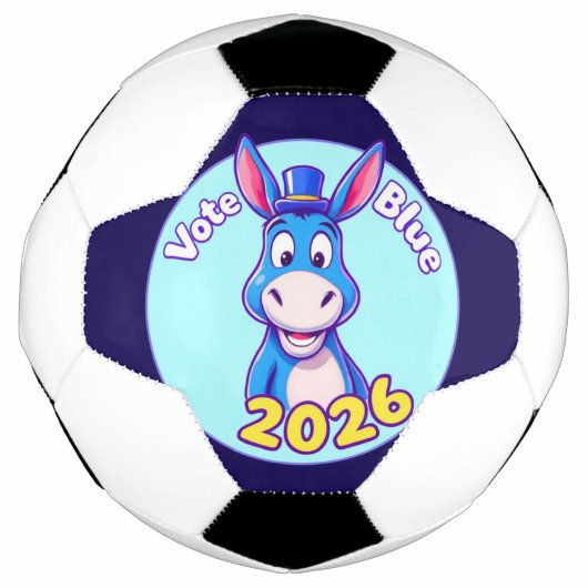 Abstimmung blau im Jahr 2026 Fußball (Vorderseite)