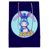 Abstimmung blau im Jahr 2026 Mittlere Geschenktüte (Rückseite)
