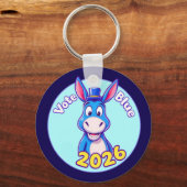 Abstimmung blau im Jahr 2026 Schlüsselanhänger (Vorderseite)