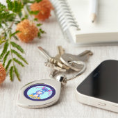 Abstimmung blau im Jahr 2026 Schlüsselanhänger (Seite)