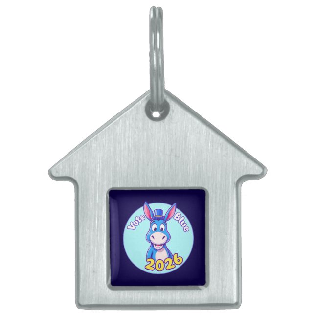 Abstimmung blau im Jahr 2026 Tiermarke (Vorderseite)