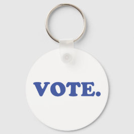 Abstimmung - blau schlüsselanhänger
